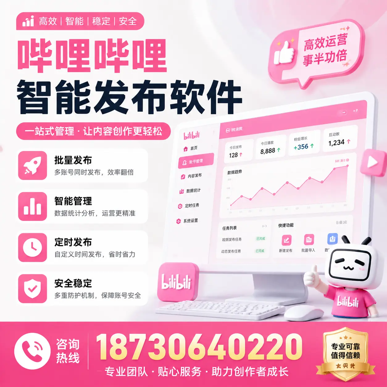 如何评估哔哩哔哩智能发布软件的ROI？葫芦岛 企业必读