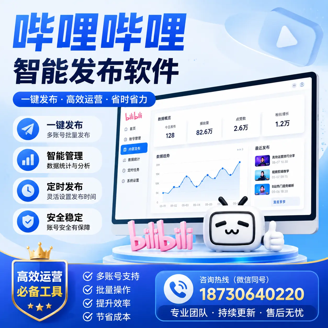 解密哔哩哔哩智能发布软件：功能与优势分析在 葫芦岛